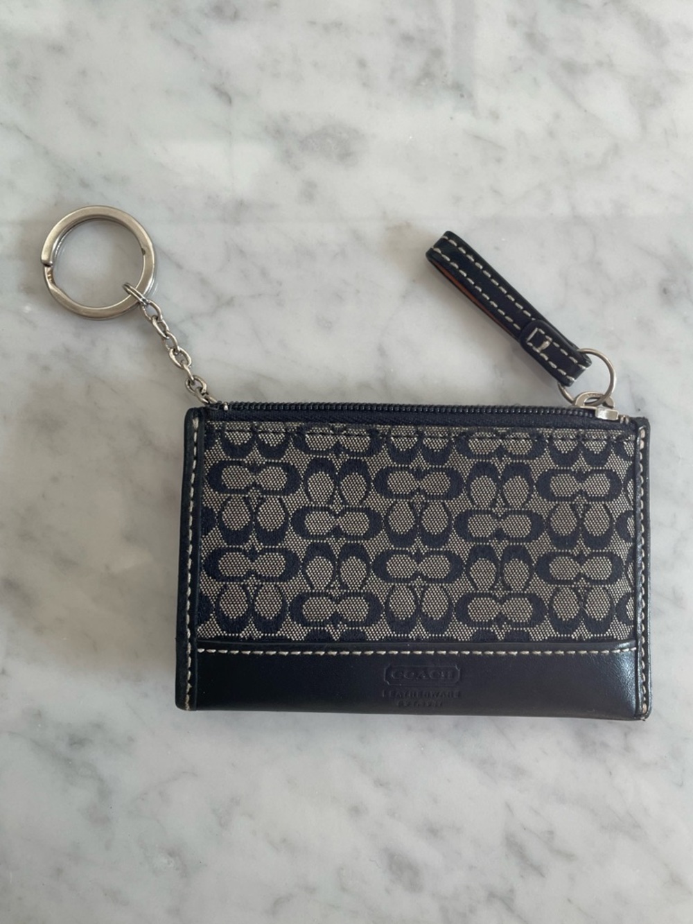 COACH Vintage Logo Key Chain Case